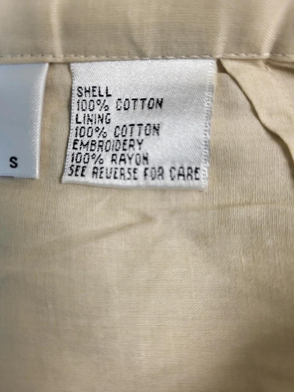 Talbots Bohemian Cream Embroidered Midi Skirt - Picture 12 of 13